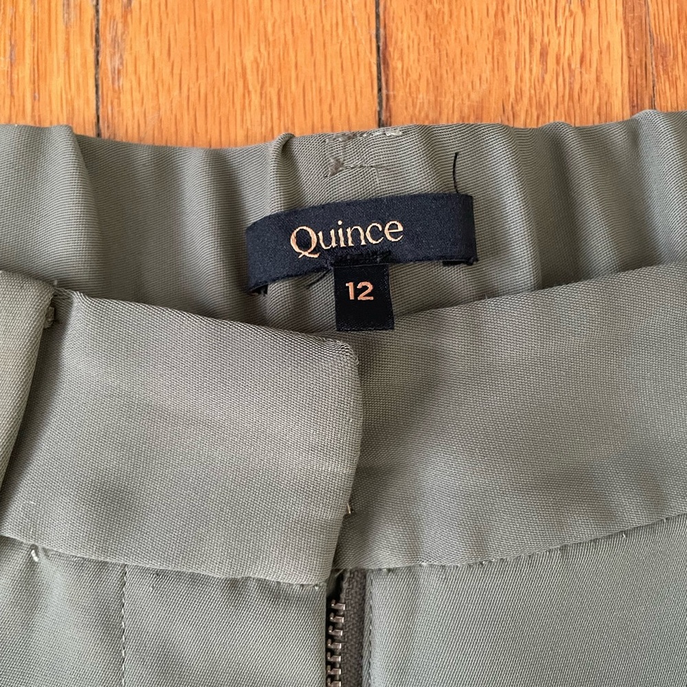 Quince Pleated Wide Leg Trousers